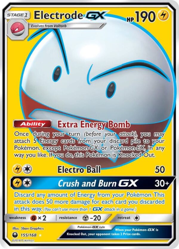 Electrode GX (Full Art) 155/168 Holofoil SM – Celestial Storm Electrode GX (Full Art) 155/168 Holofoil SM – Celestial Storm