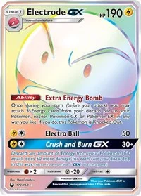 Electrode GX (Secret) | 172/168 | Holofoil | SM - Celestial Storm