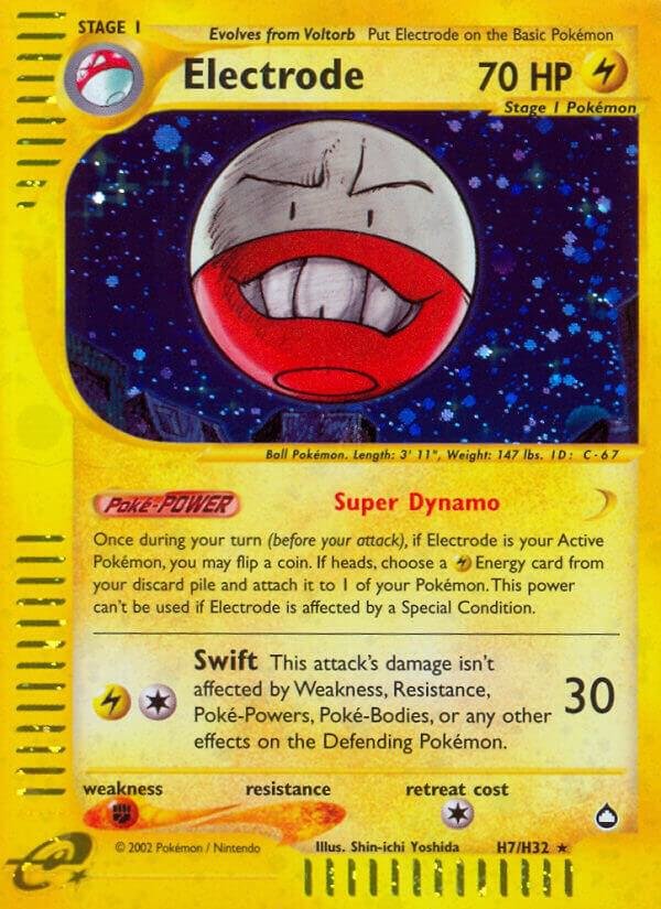 Electrode (H7) H07/H32 Holofoil Aquapolis Electrode (H7) H07/H32 Holofoil Aquapolis