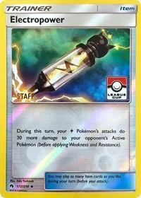 Electropower | 172/214 (League Cup) [Staff] | Reverse Holofoil | League & Championship Cards