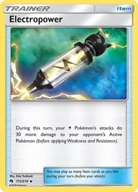 Electropower | 172/214 | Reverse Holofoil | SM - Lost Thunder
