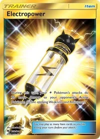 Electropower (Secret) | 232/214 | Holofoil | SM - Lost Thunder