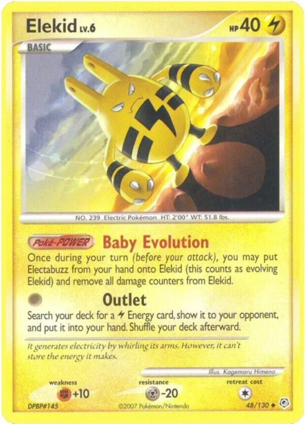 Elekid 48/130 Reverse Holofoil Diamond and Pearl