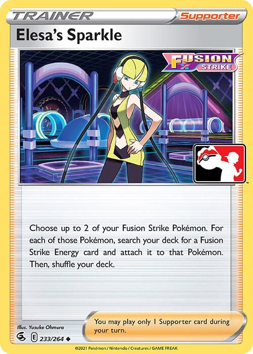 Elesa’s Sparkle 233/264 Normal Prize Pack Series Cards