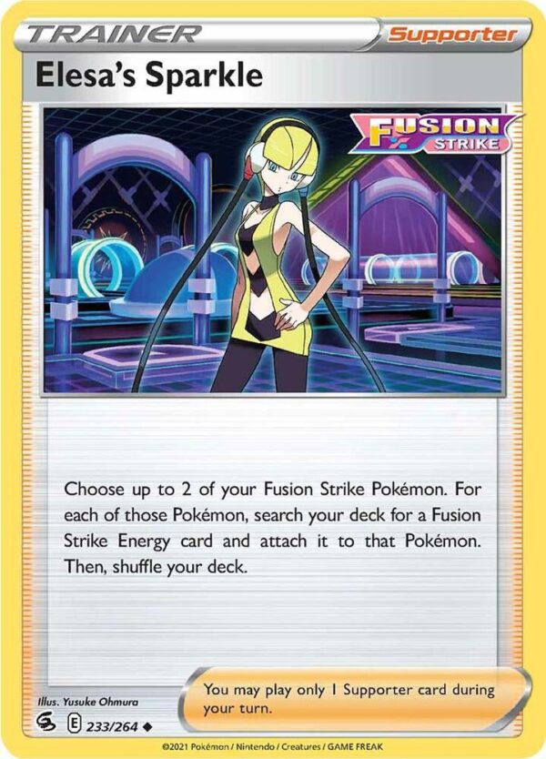 Elesa’s Sparkle 233/264 Normal SWSH08: Fusion Strike