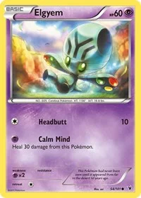 Elgyem (54) | 54/101 | Reverse Holofoil | Noble Victories Elgyem (54) | 54/101 | Reverse Holofoil | Noble Victories