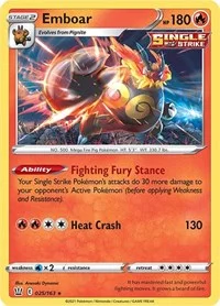 Emboar | 025/163 | Holofoil | SWSH05: Battle Styles