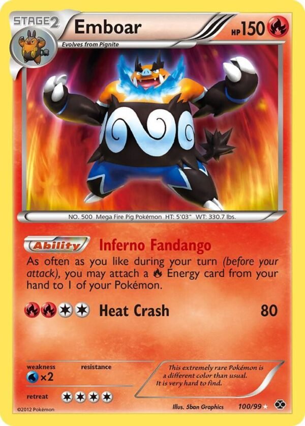 Emboar 100/99 Holofoil Next Destinies