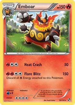 Emboar 19/114 019/114 Normal Deck Exclusives Emboar 19/114 019/114 Normal Deck Exclusives