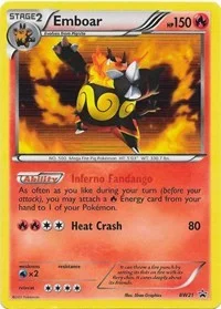 Emboar | BW21 | Holofoil | Black and White Promos