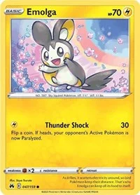 Emolga | 047/159 | Reverse Holofoil | Crown Zenith
