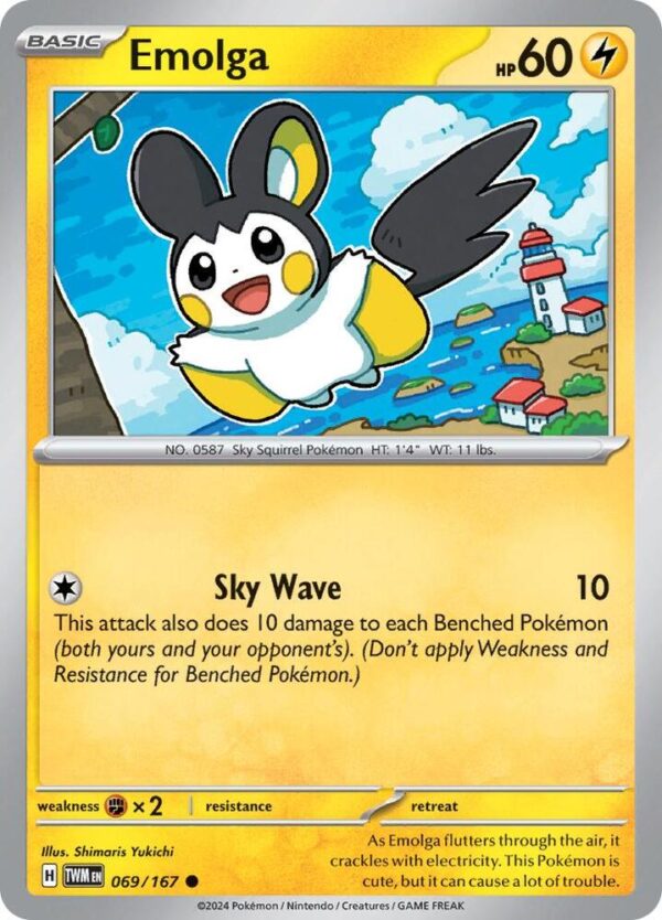 Emolga 069/167 Normal SV06: Twilight Masquerade
