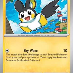Emolga 069/167 Reverse Holofoil SV06: Twilight Masquerade Emolga 069/167 Reverse Holofoil SV06: Twilight Masquerade