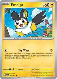 Emolga | 069/167 | Normal | SV06: Twilight Masquerade
