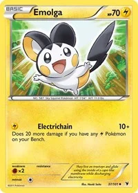 Emolga | 37/101 | Reverse Holofoil | Noble Victories