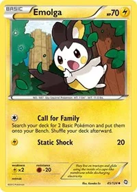 Emolga | 45/124 | Reverse Holofoil | Dragons Exalted