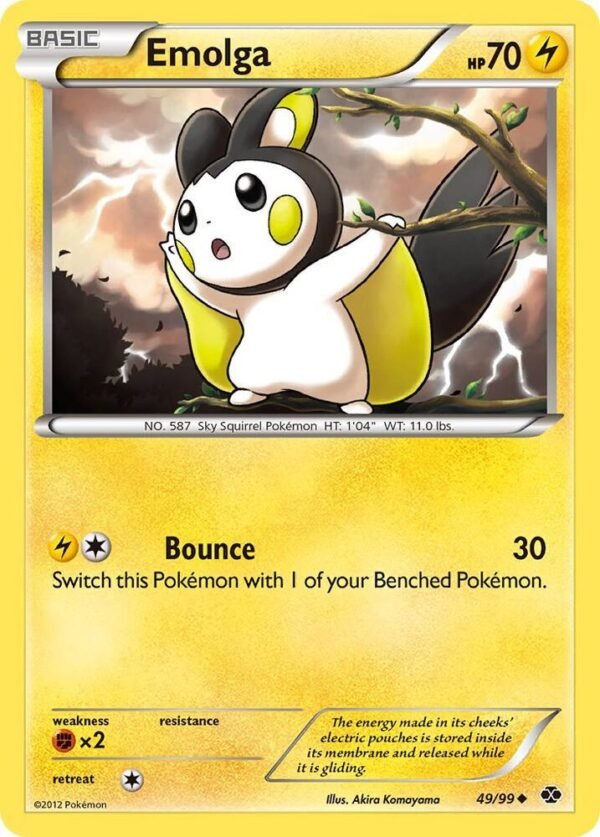 Emolga 49/99 Reverse Holofoil Next Destinies
