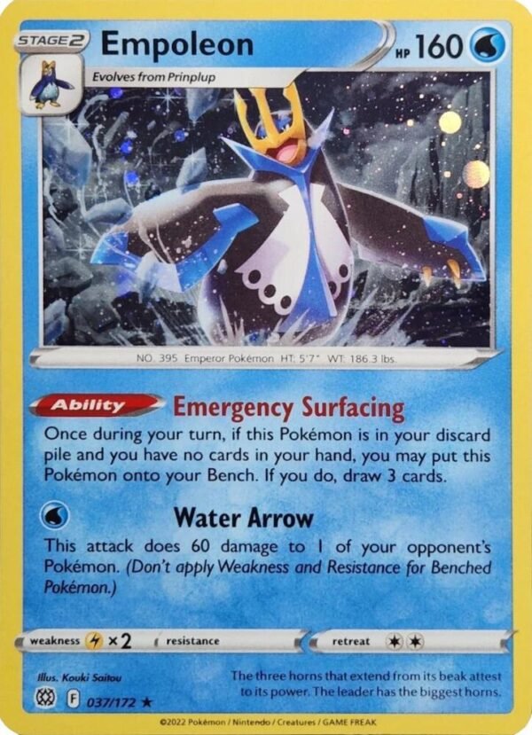 Empoleon 037/172 (Cosmos Holo) Holofoil Miscellaneous Cards & Products
