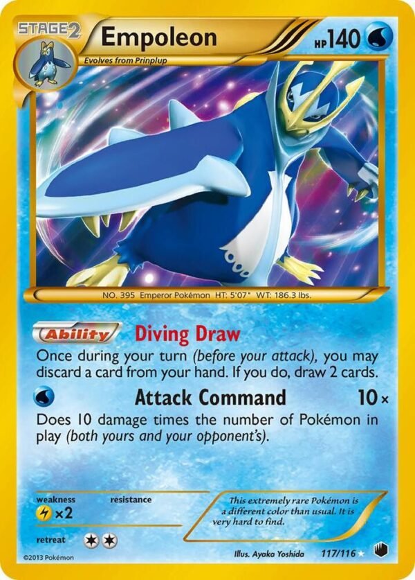 Empoleon (117 Secret Rare) 117/116 Holofoil Plasma Freeze