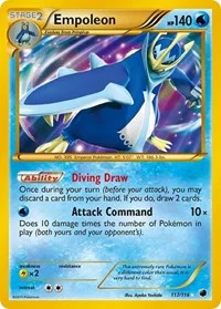 Empoleon (117 Secret Rare) | 117/116 | Holofoil | Plasma Freeze