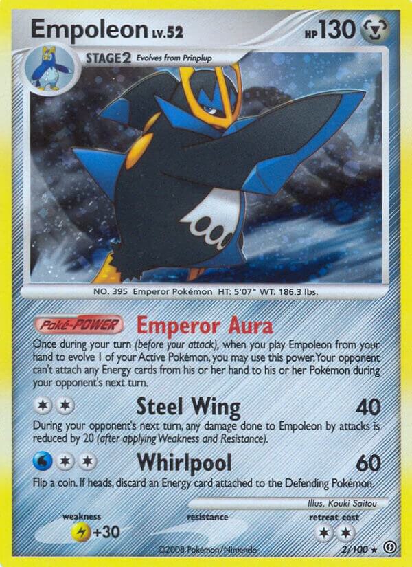 Empoleon 2/100 Reverse Holofoil Stormfront Empoleon 2/100 Reverse Holofoil Stormfront