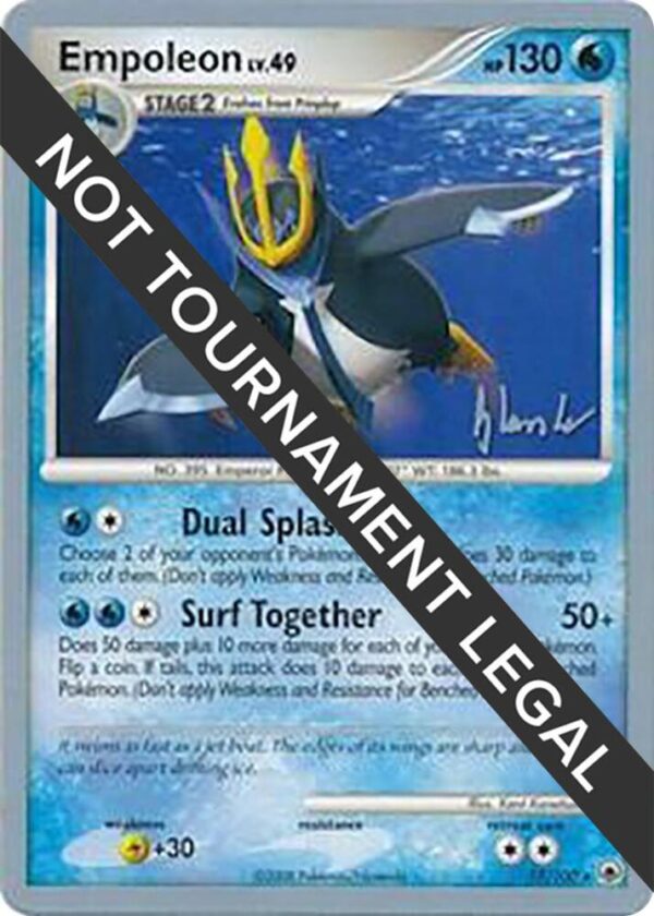 Empoleon 2008 (Dylan Lefavour) 17/100 Normal World Championship Decks