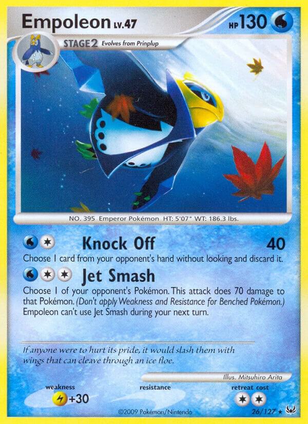 Empoleon 26/127 Reverse Holofoil Platinum Empoleon 26/127 Reverse Holofoil Platinum