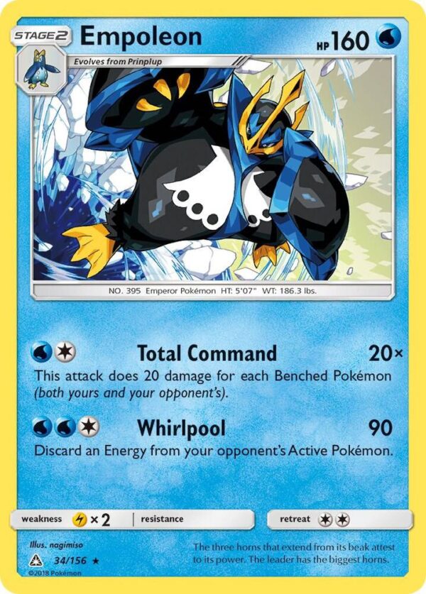 Empoleon 34/156 Reverse Holofoil SM – Ultra Prism