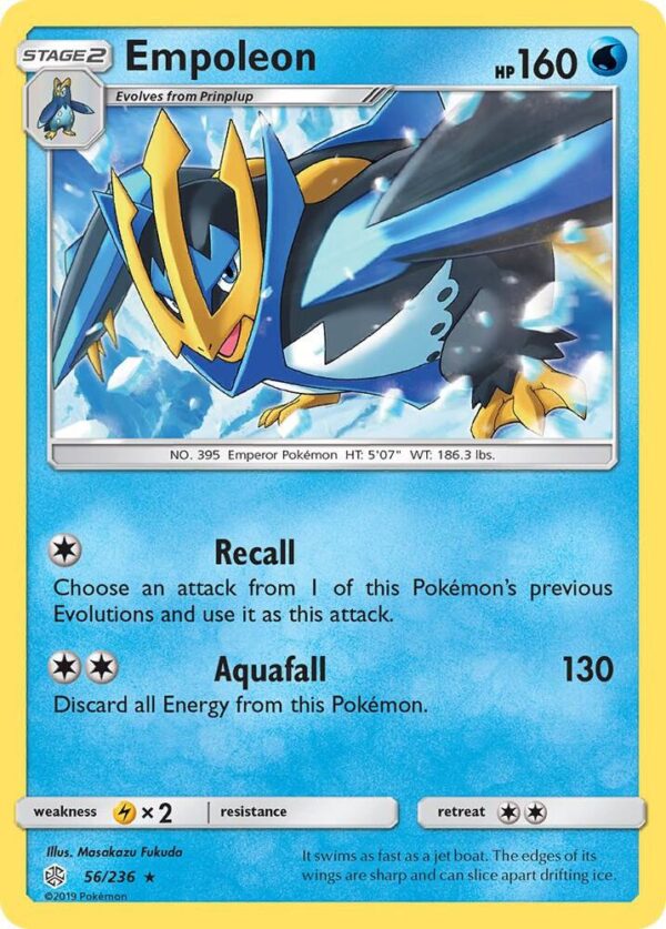Empoleon 56/236 Reverse Holofoil SM – Cosmic Eclipse