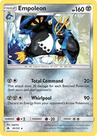 Empoleon | 81/131 | Reverse Holofoil | SM - Forbidden Light Empoleon | 81/131 | Reverse Holofoil | SM - Forbidden Light