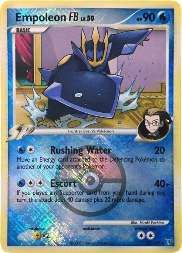Empoleon FB 27/147 (League Promo) 027/147 Reverse Holofoil League & Championship Cards