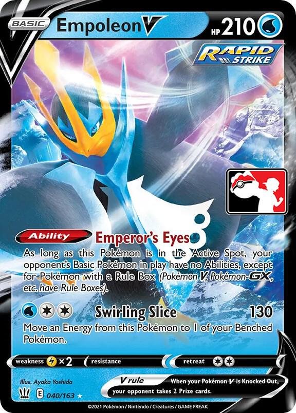 Empoleon V 040/163 Holofoil Prize Pack Series Cards