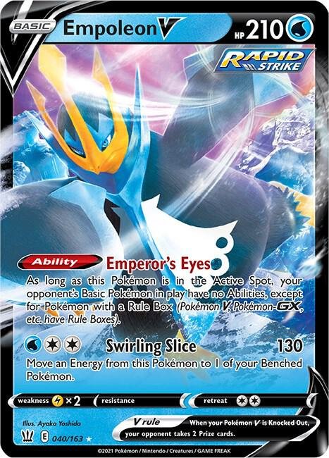 Empoleon V 040/163 Holofoil SWSH05: Battle Styles