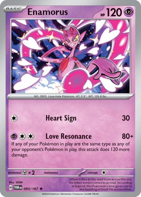 Enamorus 093/167 Reverse Holofoil SV06: Twilight Masquerade