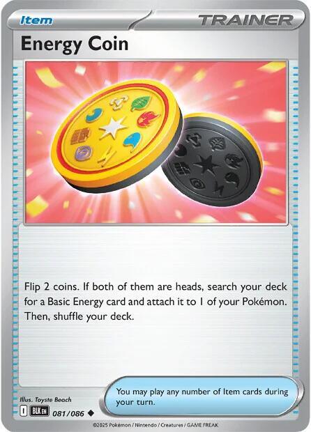 Energy Coin 081/086 Normal SV: Black Bolt Energy Coin 081/086 Normal SV: Black Bolt