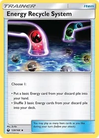 Energy Recycle System | 128/168 | Reverse Holofoil | SM - Celestial Storm