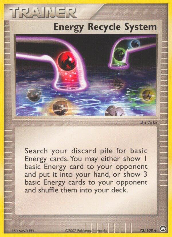 Energy Recycle System 73/108 Reverse Holofoil Power Keepers Energy Recycle System 73/108 Reverse Holofoil Power Keepers