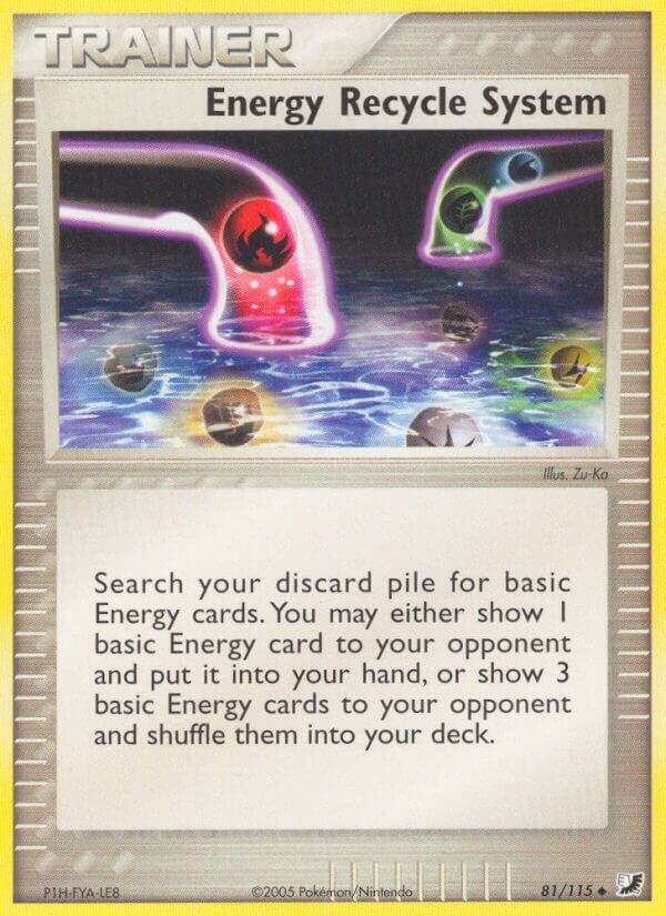 Energy Recycle System 81/115 Normal Unseen Forces