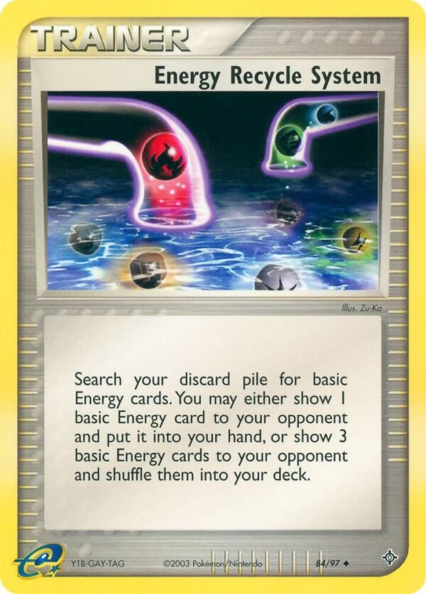 Energy Recycle System 84/97 Reverse Holofoil Dragon Energy Recycle System 84/97 Reverse Holofoil Dragon