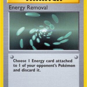 Energy Removal 092/102 1st Edition Base Set (Shadowless) Energy Removal 092/102 1st Edition Base Set (Shadowless)