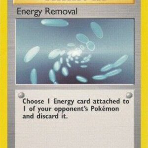 Energy Removal 092/102 Normal Base Set Energy Removal 092/102 Normal Base Set