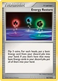 Energy Restore | 106/130 | Reverse Holofoil | Diamond and Pearl