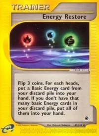Energy Restore | 141/165 | Reverse Holofoil | Expedition