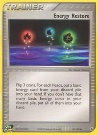 Energy Restore | 81/109 | Reverse Holofoil | Ruby and Sapphire