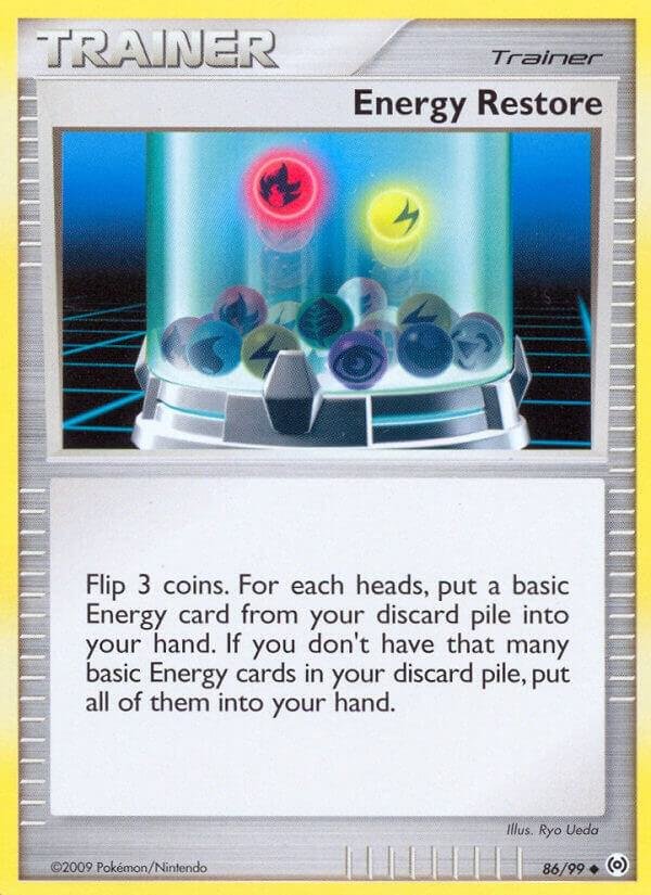 Energy Restore 86/99 Reverse Holofoil Arceus Energy Restore 86/99 Reverse Holofoil Arceus