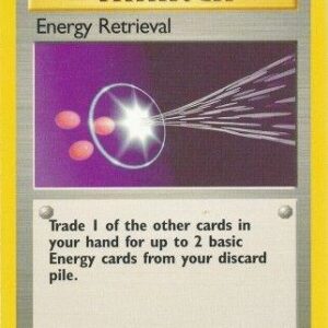 Energy Retrieval 081/102 Normal Base Set Energy Retrieval 081/102 Normal Base Set