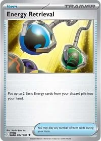 Energy Retrieval | 082/086 | Reverse Holofoil | SV: White Flare