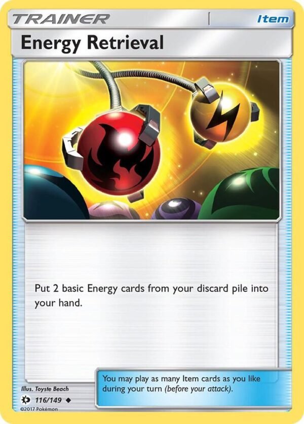 Energy Retrieval 116/149 Normal SM Base Set Energy Retrieval 116/149 Normal SM Base Set