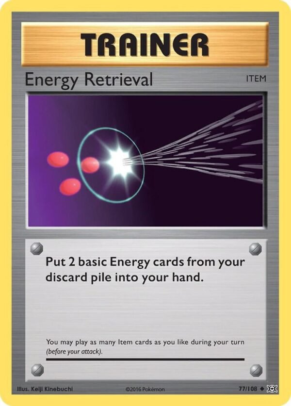 Energy Retrieval 77/108 Reverse Holofoil XY – Evolutions Energy Retrieval 77/108 Reverse Holofoil XY – Evolutions
