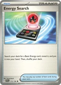 Energy Search | 172/198 | Reverse Holofoil | SV01: Scarlet & Violet Base Set Energy Search | 172/198 | Reverse Holofoil | SV01: Scarlet & Violet Base Set
